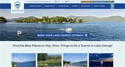 Desktop Screenshot of lakegeorge.com