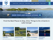 Tablet Screenshot of lakegeorge.com